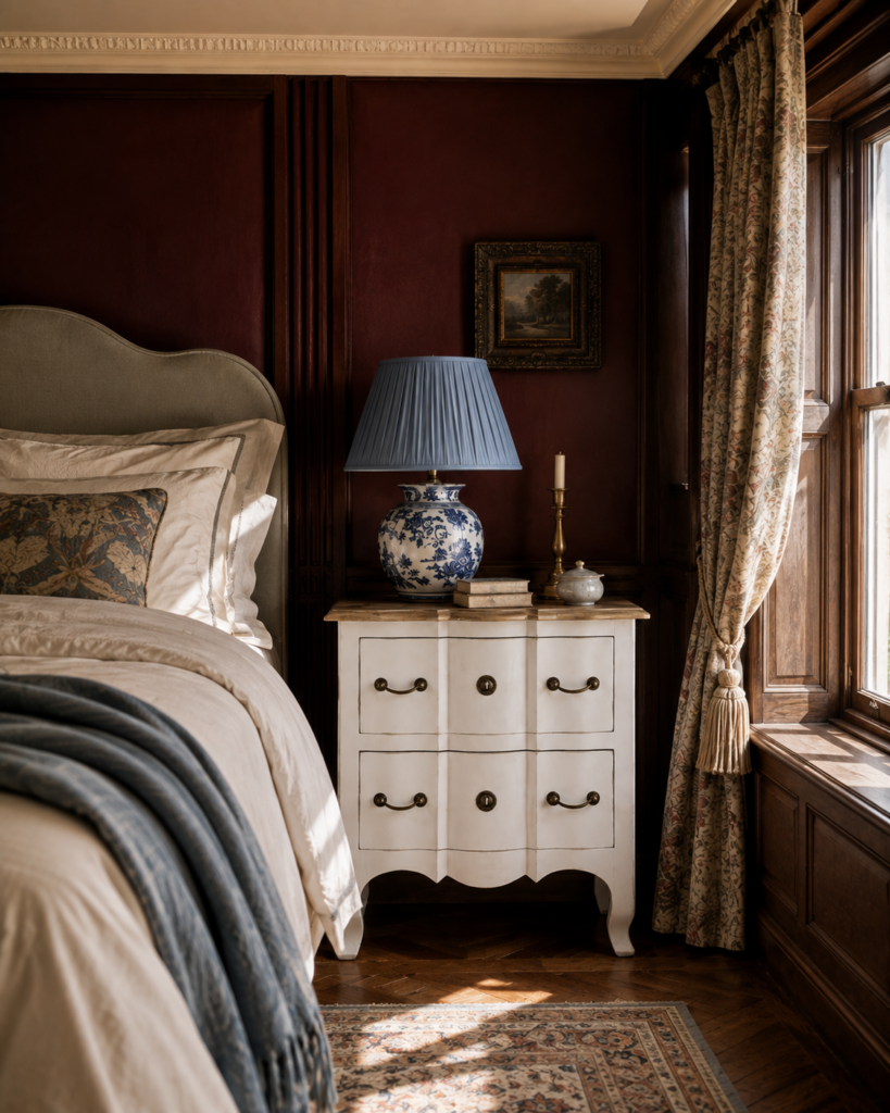 Dormitorio elegante con carácter